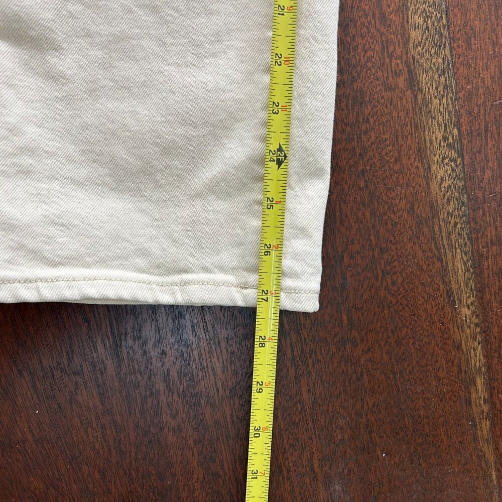 Never worn, J.Crew Classic straight jean in ecru, 27 - Picture 8 of 8